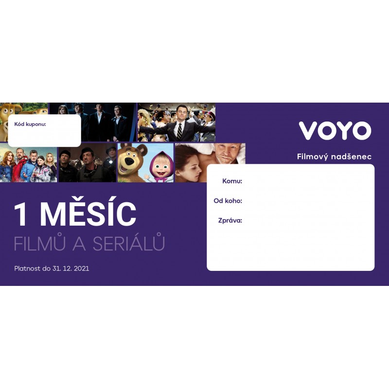 Předplatné Voyo na 1 měsíc a relaxační míček...