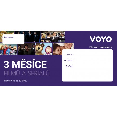 Předplatné Voyo na 3 měsíce a hrnek Nova Sport