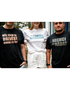 Triko HÁDKOVI „NECHCI SE HÁDAT“ černé 2