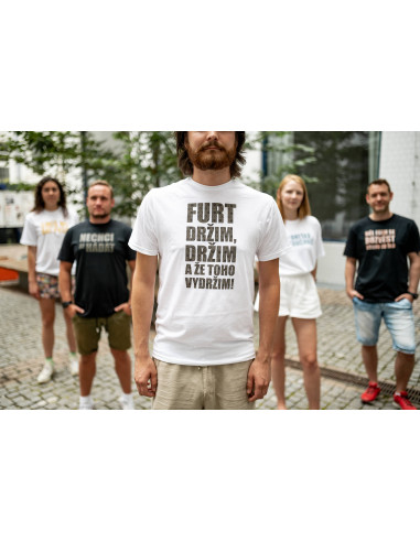 Triko HÁDKOVI „DRŽIM, DRŽIM A ŽE TOHO VYDRŽIM“...