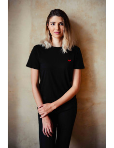 Unisex vegan tričko z organické bavlny černé