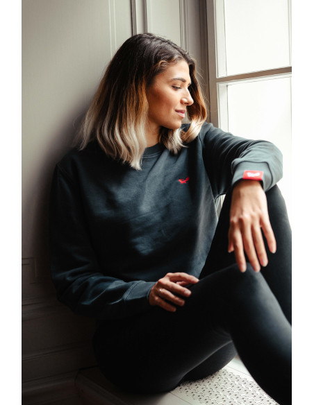 Unisex mikina Changer bez kapuce šedá