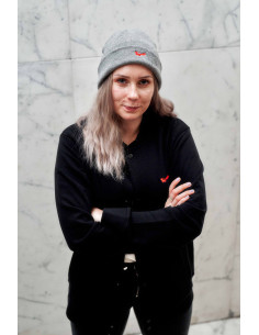 Unisex zimní čepice šedá