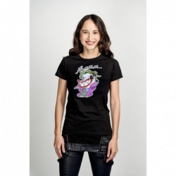 Dámské tričko černé - Mhmm…